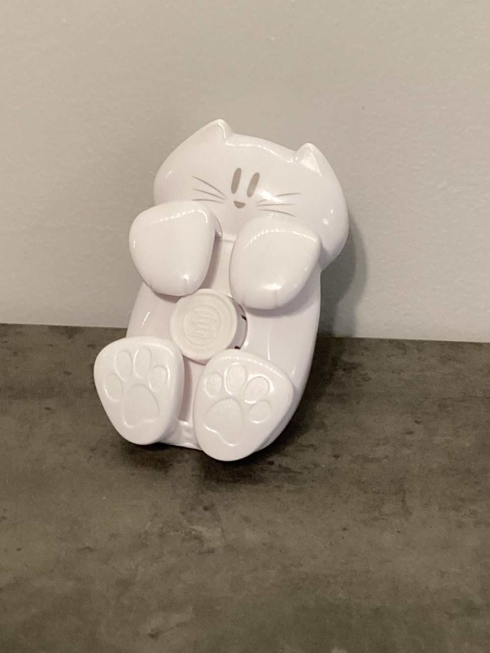 Post-It White Cat Holder
